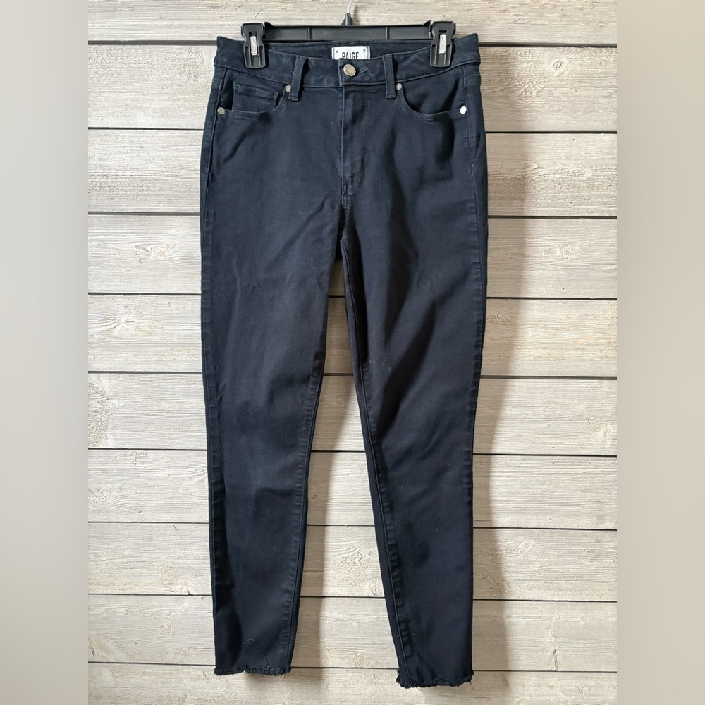 PAIGE Women's Black Skinny Jeans